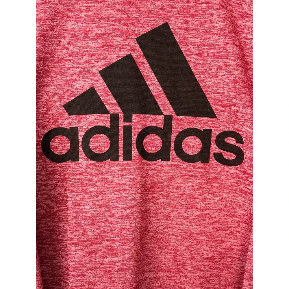 Adidas Climawarm Pullover Sweatshirt Logo Maroon XL Mens